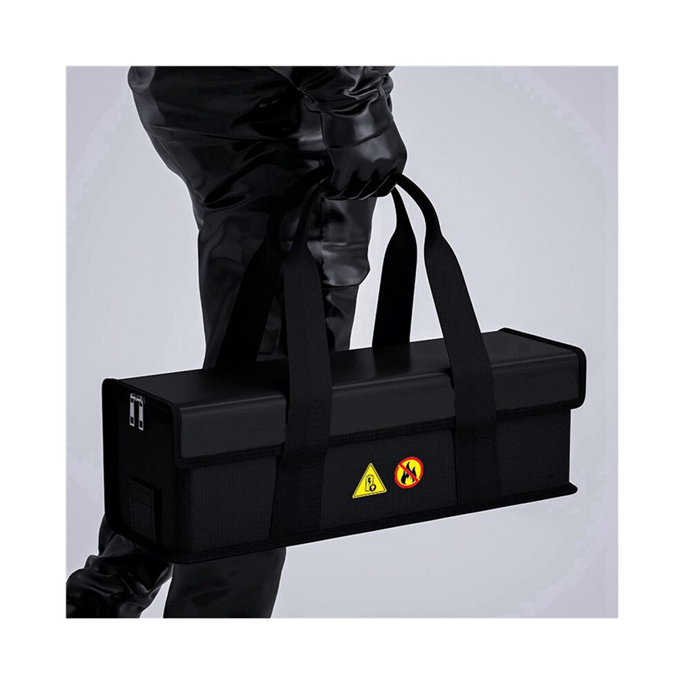 2X E-Bike Battery Bag E-Bike Lithium Battery Explosion-Proof Bag Charging Fireproof Waterproof Storage Bag 4713906242417