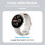 2 Pack Screen Protector Case for Google Pixel Watch 3 41mm, Bling Glitter Full Coverage Protective Cover with Tempered Glass 2