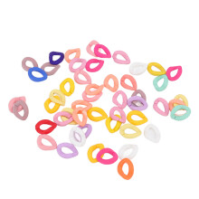 50 Pcs Colorful Acrylic Detachable Chain Link for DIY Jewelry Making