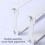 Under Desk PC Mount White Adjustable Width CPU Holder Tower Stand, SpaceSaving HeavyDuty Steel Support 3