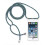 Silicone Case with Hanging Cord, Transparent Multicolour Protective Cover for iPhone 5 2