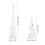 2Pcs Acrylic Quilting Ruler Templates Clear Patchwork DIY Sewing Tools 2