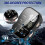 2 Pack Screen Protector Case with Builtin Tempered Glass Full Coverage Hard PC Bumper for Amazfit Bip 6 4