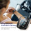 2 Pack Screen Protector Case with Builtin Tempered Glass Full Coverage Hard PC Bumper for Amazfit Bip 6 5