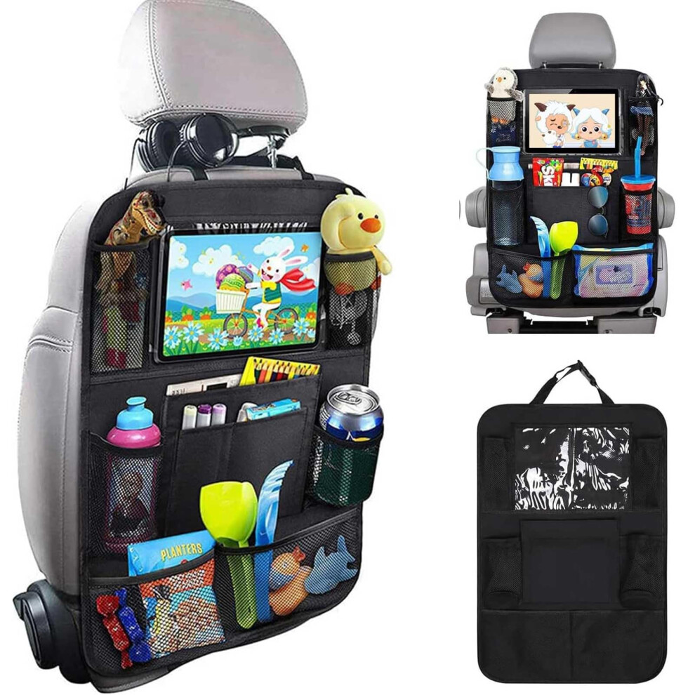 Waterproof Car Backseat Organizer And Seat Protector For Audi Rs6 20022004 With Multi Pockets 9330225107460