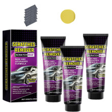Car Scratch Remover Kit, Nano Cloth Set for Quick Scratch Removal, PaintSafe Polishing, 5Piece Black