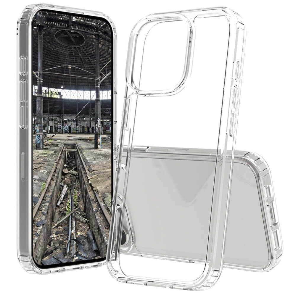 Clear Case Shockproof Scratchresistant Slim Antifingerprint Wireless Charging For Iphone 16 Pro Max 9092120796049