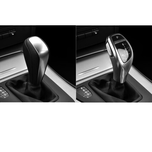 LED Gear Shift Knob for BMW E46 E90 E92 E93 E60 E83, Leather Illuminated Design with Start Stop Button 2