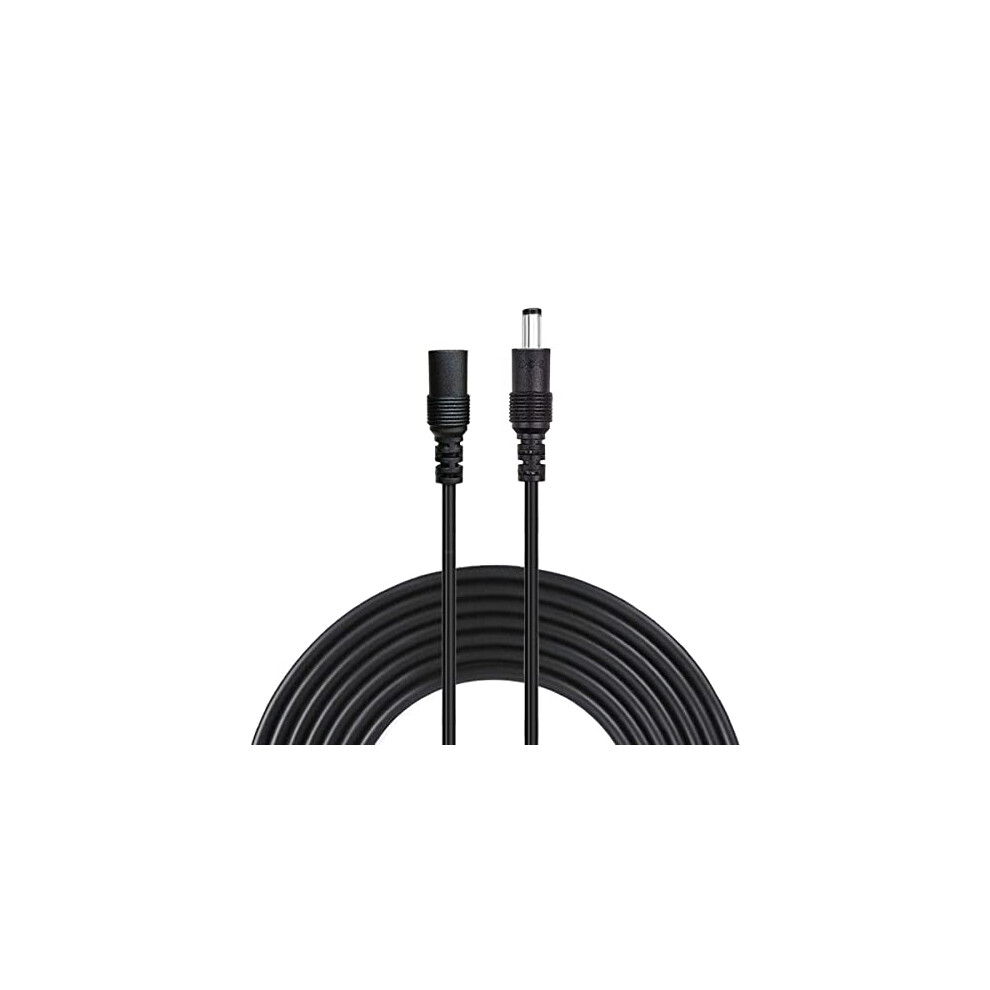10M 5.5Mm X 2.1Mm Dc Extension Cable, 12V Power Cord Male To Female For Cctv Camera And More Black 9455672309998