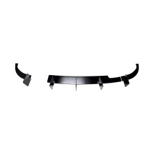 Rear Diffuser Lip Kit for VW Tiguan 2021‑2023 MK2 Black ABS OEM Fit Rear Bumper Lip Spoiler