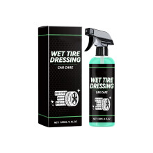 Tire Shine Spray Foam Tire Cleaner 120ml – Fast Foaming Cleaning, Shine Restoring Polish, Oxidation Protection