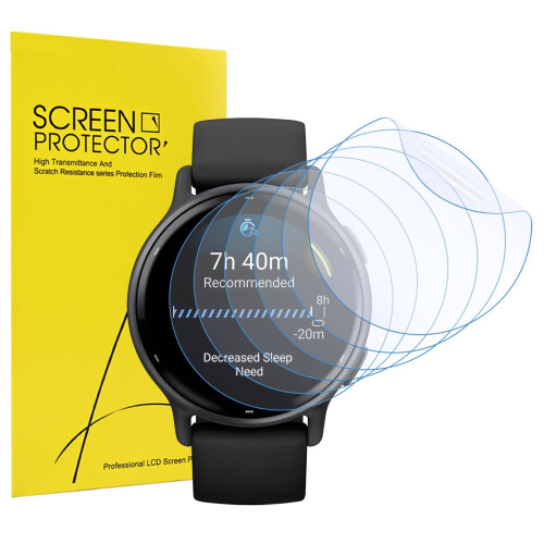 Blue Light Blocking Screen Protector Soft TPU Clear Film HD Touch Sensitive 6 Pack for Garmin Vivoactive 5