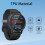 Blue Light Blocking Screen Protector Soft TPU Clear Film HD Touch Sensitive 6 Pack for Garmin Vivoactive 5 2