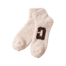 Enkelsokken voor dames, zachte sokken, pluche sokken, pluizige sokken, lage sokken voor dames, kaki, one size