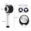 LED-Handlupe aus optischem Glas mit Lichtskala und Messskala C 1