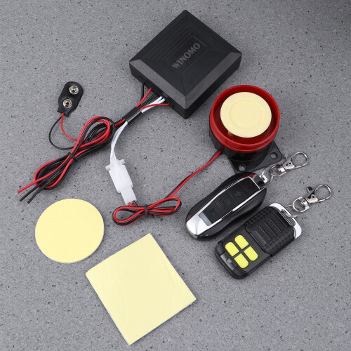 Universal Motorcycle Security Alarm System with Ergonomic Design and Remote Control 2