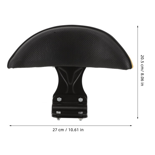 Motorcycle Backrest Pad for Scooter Two-Wheel Kit Yellow 1