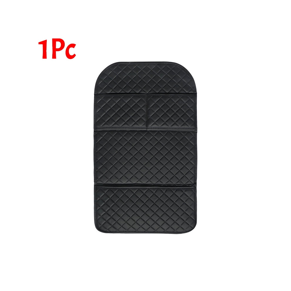 New Car Anti Kicks Pad With Organizer Pocket Leather Universal Seat Back Pu Leather Protector Cover Backseat Child Kick Mats 9365509615522