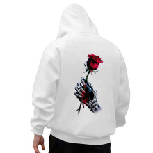 Herrers sweatshirt med rund hals og økologisk bomuld Herrers Halloween-sweatshirt med løs pasform uden hætte til efterår vinter hverdag