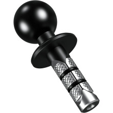 Bază metalică pentru montarea pipei furcii cu bilă TPU de 1" (12–25,4 mm), compatibilă cu brațul cu soclu dublu RAM B-Size cu bilă de 1"