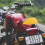 Motorcycle Backrest Pad for Scooter Two-Wheel Kit Yellow 4