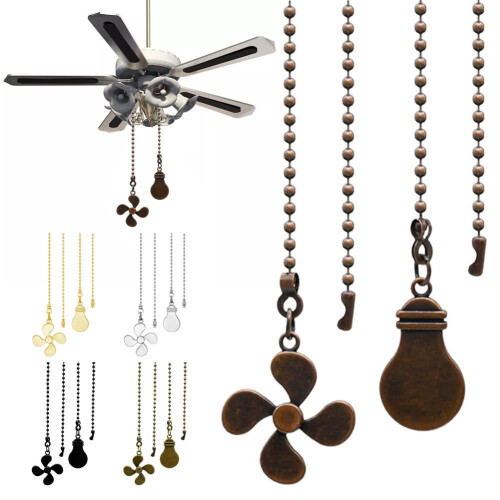 Generic Ceiling Fan Pull Chain Pendant Set Fan Pull Chain Extension 1
