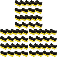 54Pack Tire Dressing Applicator Pads Tire Shine Applicator Dressing Pad Polishing Sponge for Car Glass Painted Steel