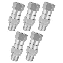5X High Pressure Washer Swivel Joint 3/8 Inch Pressure Washer Hose Fittings 360 Degree Rotation Connector Car Washing