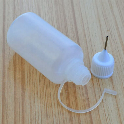 40Pcs 30Ml Plastic Squeezable Tip Applicator Bottle Refillable Dropper Bottles with Needle Tip Caps for Glue DIY