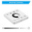 5X RF Wireless Wall- Mounted Touch Panel Dimmer Control for DC5-24V 30A Single Color LED Strip Lighting 3