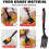 4X Silicone Flexible Fork, Heat-Resistant Cooking Fork Tools Dishwasher Safe Kitchen Fork Kitchen Non Stick Fork for Mix 2