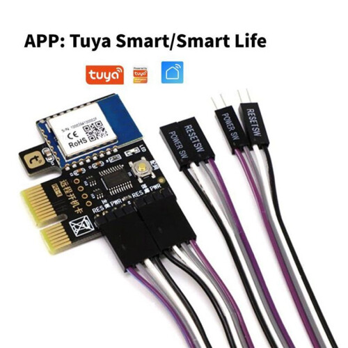 4X A3 Tuya Wifi PC Power  Desktop Computer Remote Boot Startup Card Telecommuting PICE  Card 2
