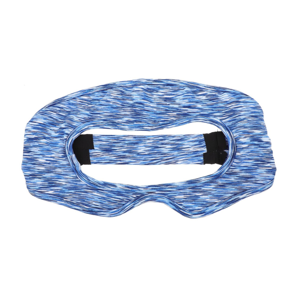 Vr Headset Face Cover And Sweat Band, Breathable Washable Eye Mask Pad For Gaming, Stripe Blue/White 9330225034483