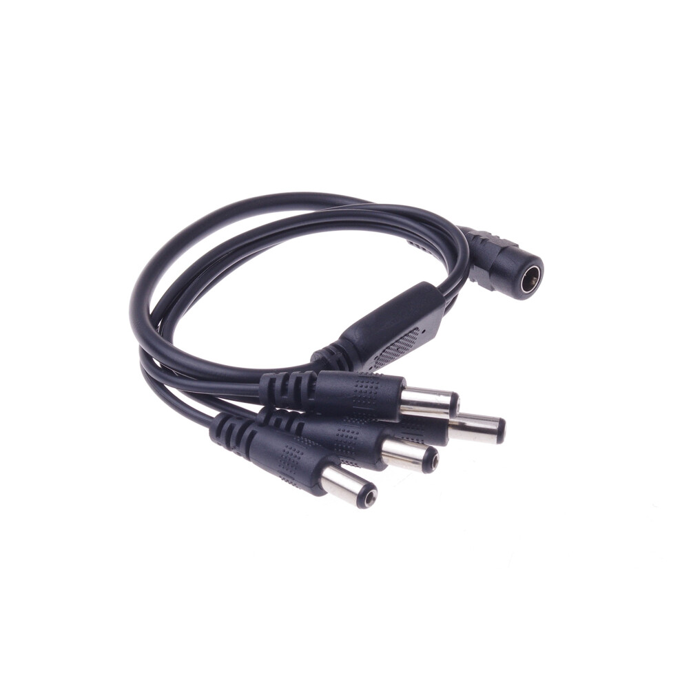 Dc Power Splitter Cable 5.5Mm X 2.1Mm 1 To 4 For Cctv Camera Quick Expansion 9455672311519