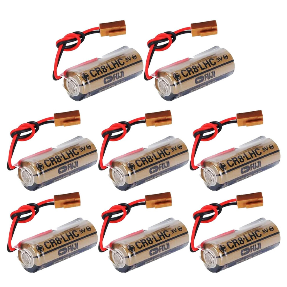 8 Pack Cr8.lhc 3V 2600Mah Lithium Battery For Fuji Fdk Devices, LongâLasting Backup Power For Water Meters 9330225034636