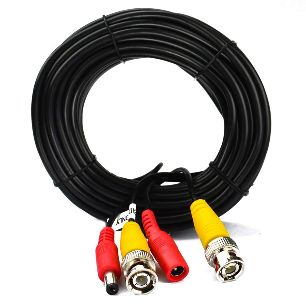 4Pack 60Ft Cctv Extension Cable Bnc And Dc Power For Dvr Security Camera Systems 9092120798364