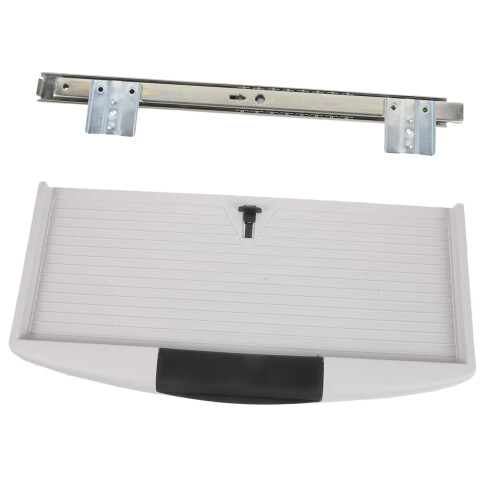 Ergonomic Under Desk Keyboard Tray with Quiet ABS Sliding Design for SpaceSaving Office Setup