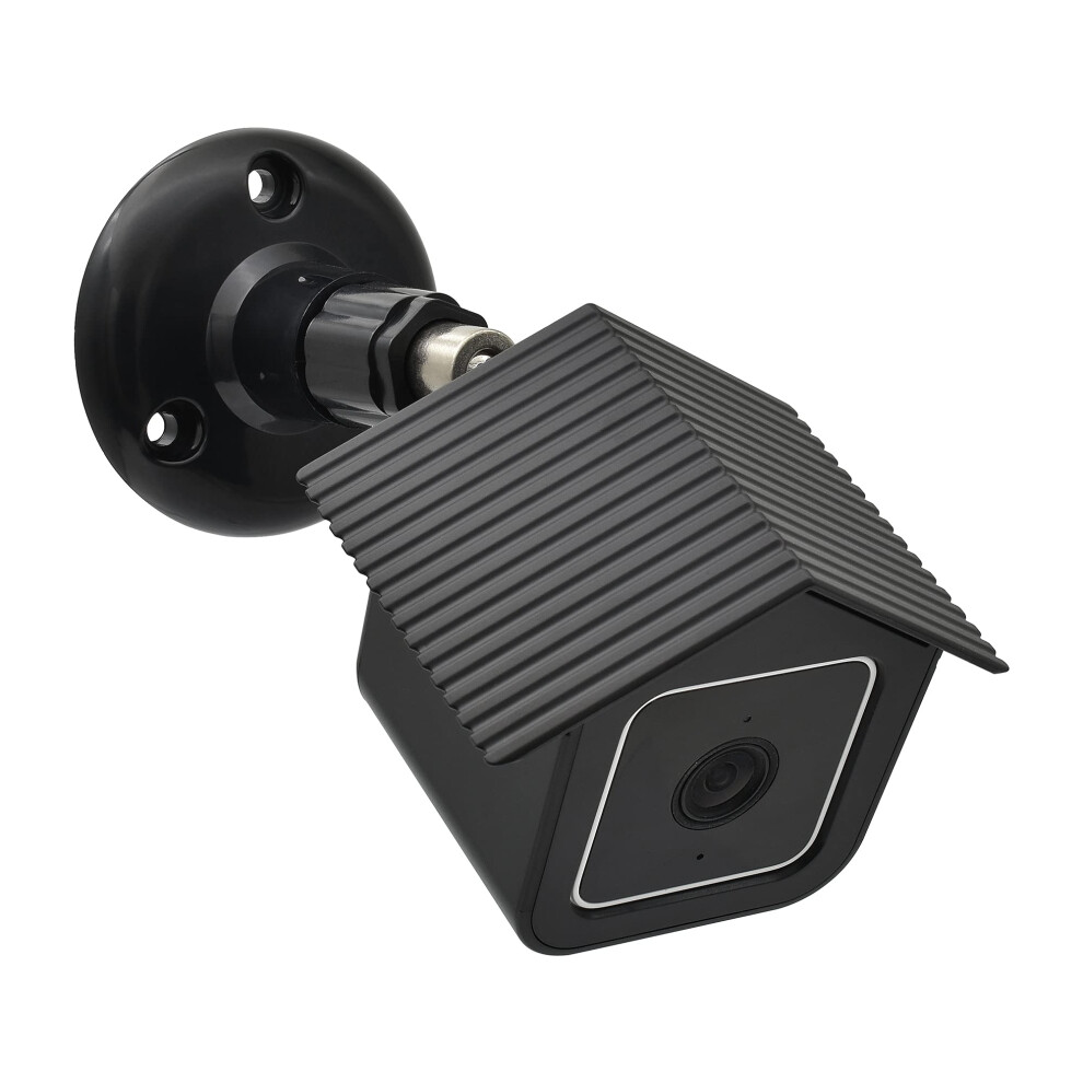 Wall Mount For Wyze Cam V3 With Weatherproof Cover, Secure Outdoor Camera Protection, Black 9455672312103