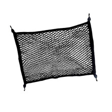 Car Trunk Cargo Net Double Layer Stretchy Organizer Universal Vehicle Storage Net for SUV Truck
