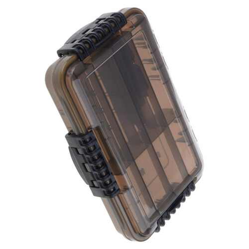 Fishing Tackle Box Baits Organizers Multifunction Clear-Black M