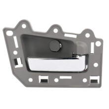 Interior Rear Door Handle Gray w Chrome Lever 20052011 Direct Fit Replacement 2pcs for Jeep Grand Cherokee