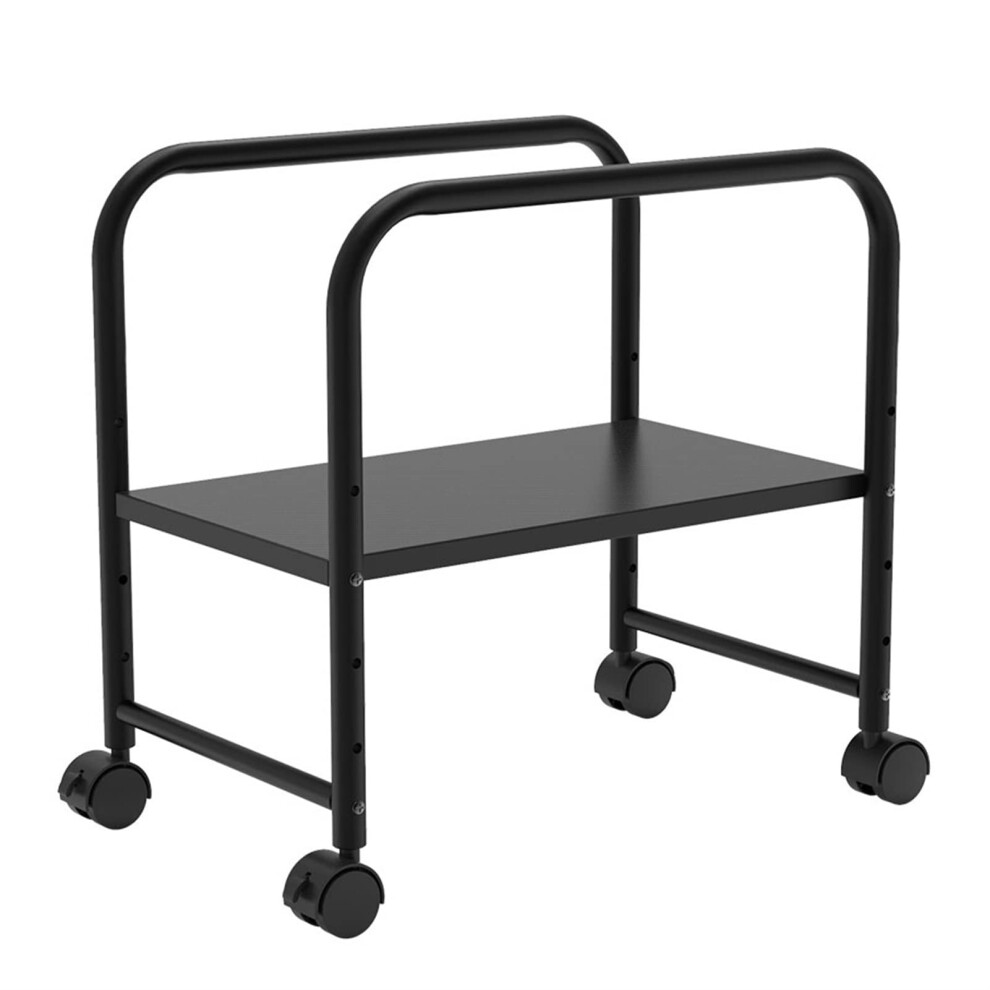 Adjustable Cpu Tower Stand With Wheels, Heavy Duty Metal Pc Stand With Lockable Casters, Under Desk Holder 9330225035244