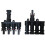Solar Panel Connector 4 to 1 MC4 T Branch 30A  Current for Quick Parallel Setup Male Female 2