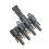 Solar Panel Connector 4 to 1 MC4 T Branch 30A  Current for Quick Parallel Setup Male Female 4