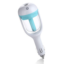 Car Humidifier with Essential Oils, 180 Rotation Cool Mist Diffuser, 12V Vehicle Air Freshener (Blue)