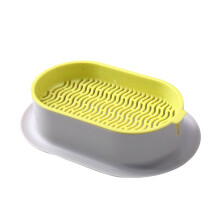 Cat Grass Growing Kit Yellow Hydroponic Planter Soilless Plastic Catnip Pot for Indoor Cats