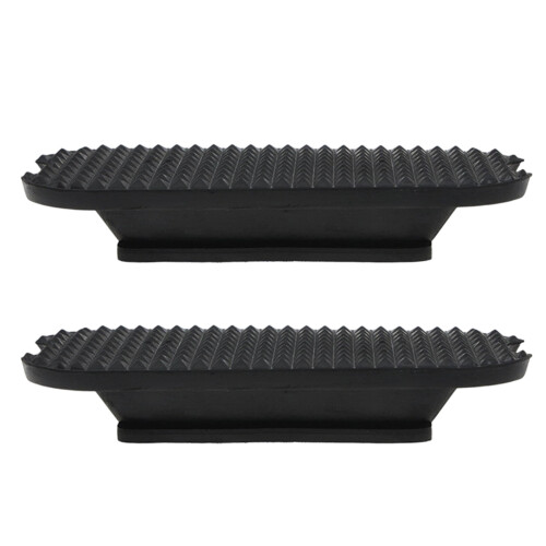 2Pcs NonSlip Plastic Stirrups Pads With Texture Pattern For