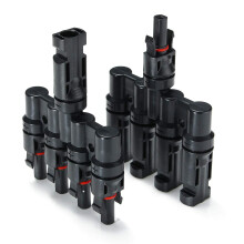 MC4 Solar Connector 4 to 1 T Branch Pair for Quick Solar Wiring and SpaceSaving Installation