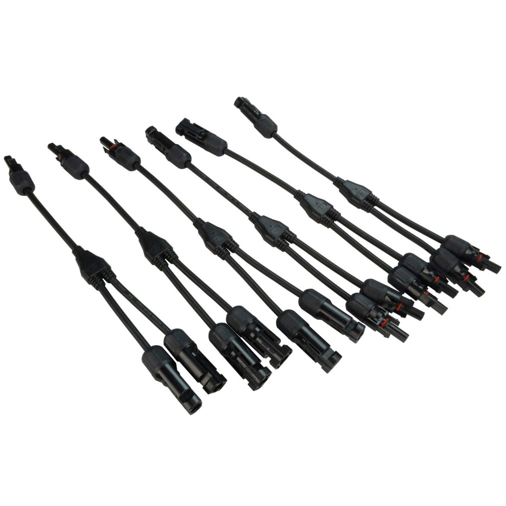 Solar Panel Y Branch Connector Mc4 Splitter 30A Mmf Ffm Set For Quick Parallel Connection 9092120800005
