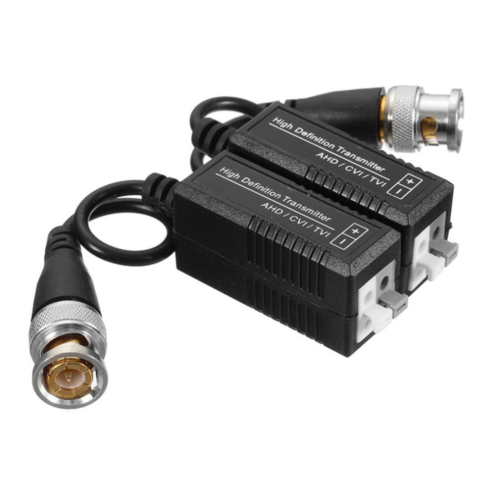 1Ch Hd Cctv Video Balun Transmitter Bnc To Utp Cat5e/Cat6 Converter For Ahd Cvi Tvi Cameras 9455672313018